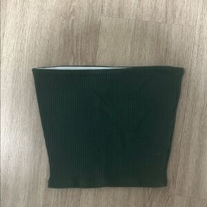 Urban Outfitters Forest Green Ribbed Top